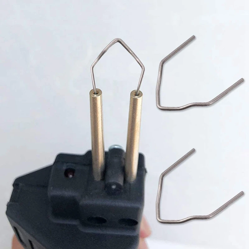 Stapler panas las plastik, mesin perbaikan staples panas Bumper Auto perbaikan Pre Cut untuk semua mobil sudut kanan 1000 Mm 0.8 buah