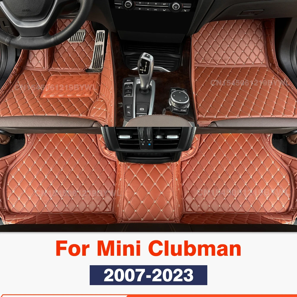 

Для MINI CLUBMAN 2007-2023 2022 2021 2020 2019, автомобильные коврики на заказ, автомобильный ковер, аксессуары для интерьера, защитные