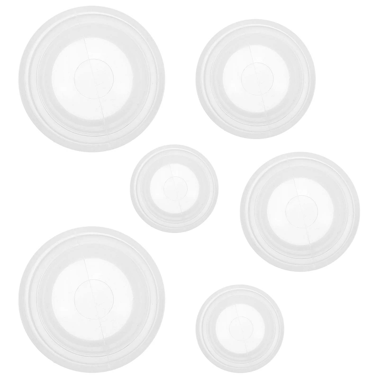 

1Set Premium Silicone Vacuum Massage Cupping Set Transparent Silicone Jar Suction Cups for Body Therapy Massage Supplies