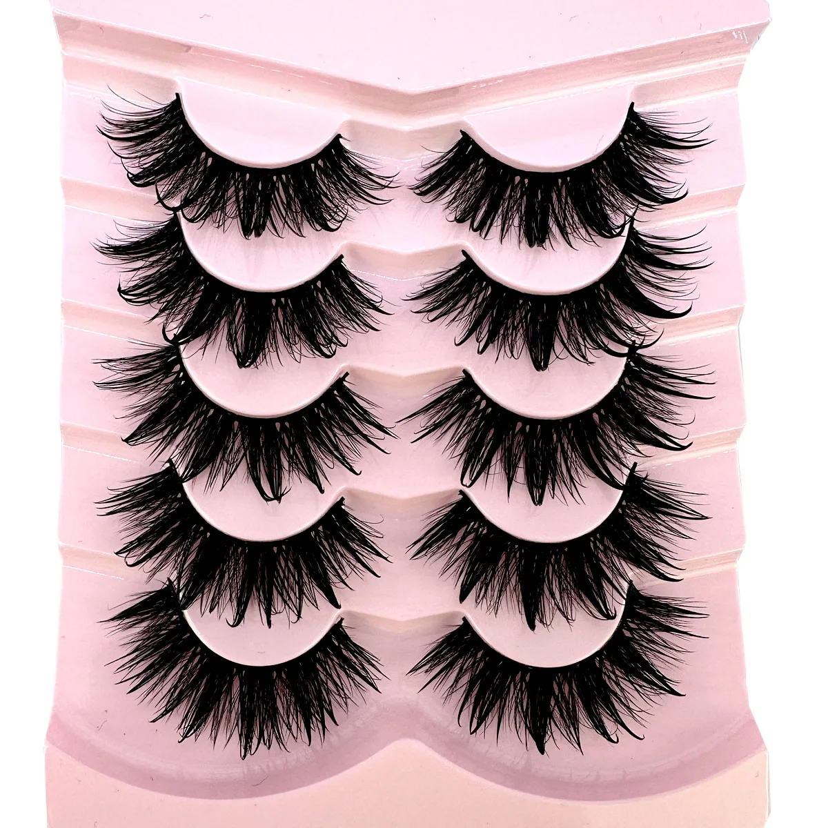 Novo Estilo Tailandês Cílios Spiky, 3D Olhar Molhado, Manga Cílios, Maquiagem Cosplay, Look Natural Fofo, Beleza Olho Lash Ferramentas de Extensão