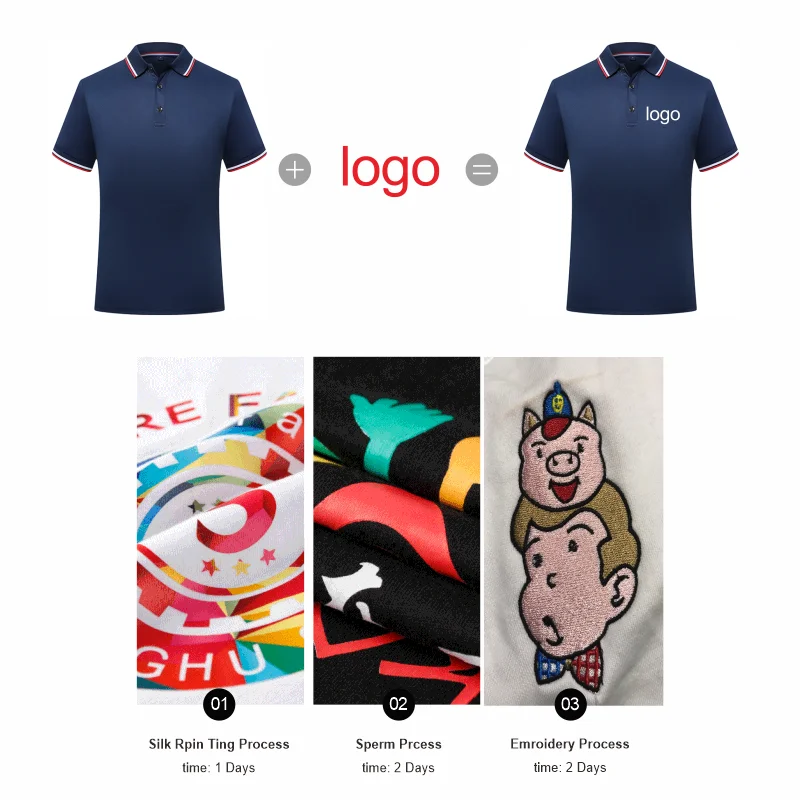 ELIKE-Polo de verano personalizado para hombre y mujer, camiseta con logotipo bordado, Tops de manga corta con solapa, diseño Personal impreso, 9