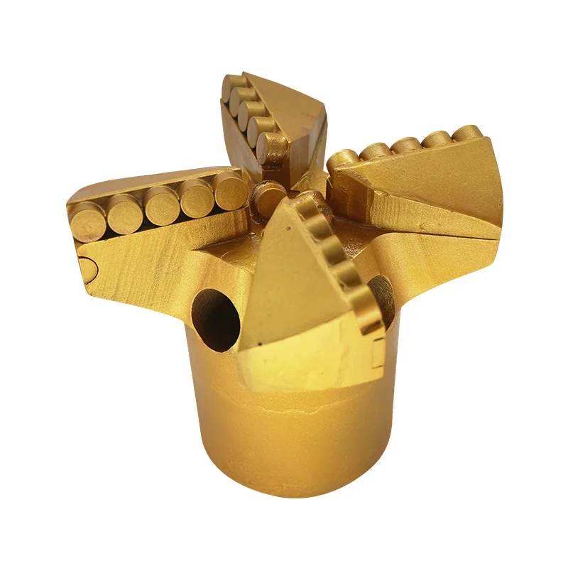 

3-Wing PDC Coreless Drill Bit, Factory Direct PDC Exploration Borehole Drilling for Water Well