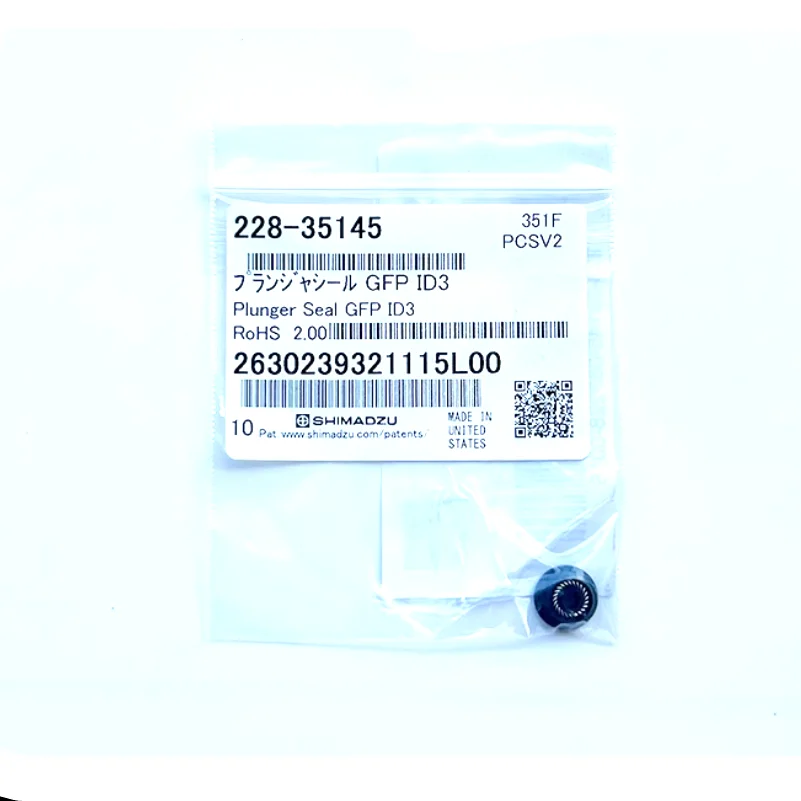 Shimadzu Liquid Phase Plunger Seal 228-35145-00 New Low Price and Fast Delivery