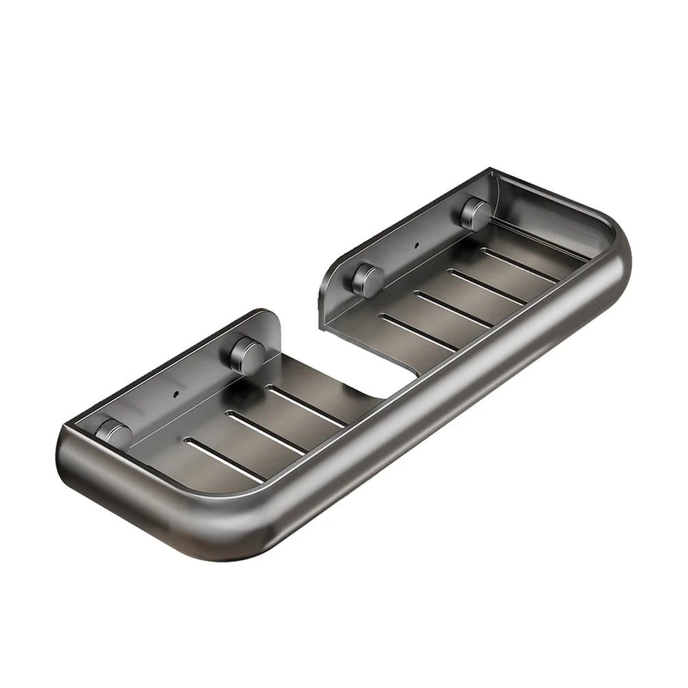40CM Aluminum Shower Shelf for Bathroom with Straightforward Assembly Path and Consistent Fit with Wall Surfaces