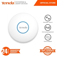 Tenda I27 WiFi6 AX3000Dual Band Access Point PoE/DC Gigabit PoE/Ethernet Port Mount to Wall or Ceiling, Seamless Roaming MU-MIMO
