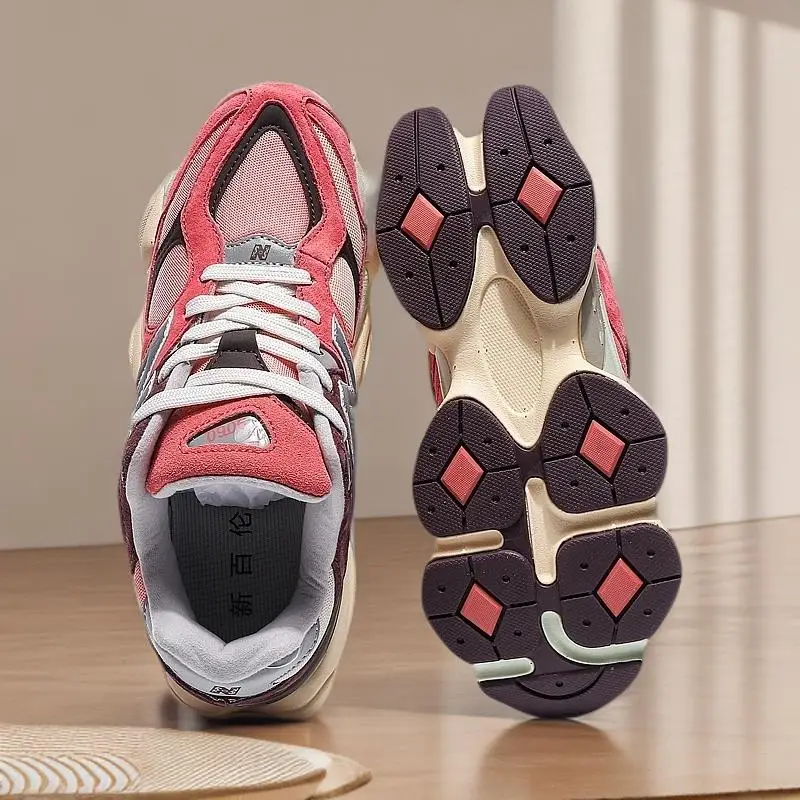 9060 Retro hardloopschoenen - unisex koppel, trendy patchwork, herfst/winter warm veelzijdig