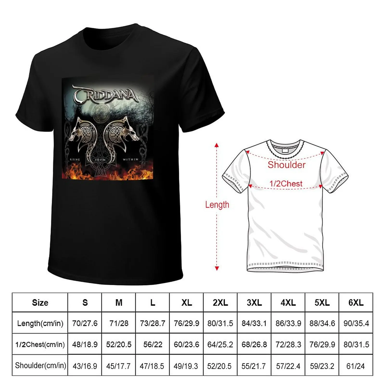 Triddana - Rising from Within album 2018 T-Shirt t shirt man designer T-Shirt