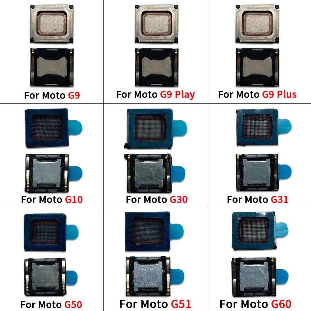 NEW Front Top Earpiece Earphone Ear Speaker Sound Receiver Flex Cable For Moto G60 G51 G50 G30 G10 G9 Plus G9 Play view 3