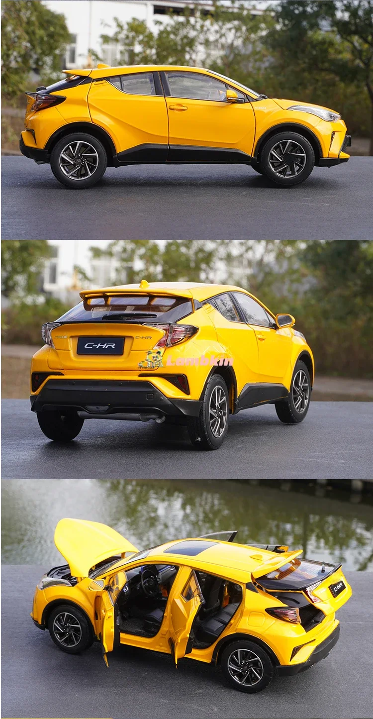 Model Decoration 1:18 For Original GAC Toyotas C-HR CHR Toyotas 2022 Simulation Alloy Car Model