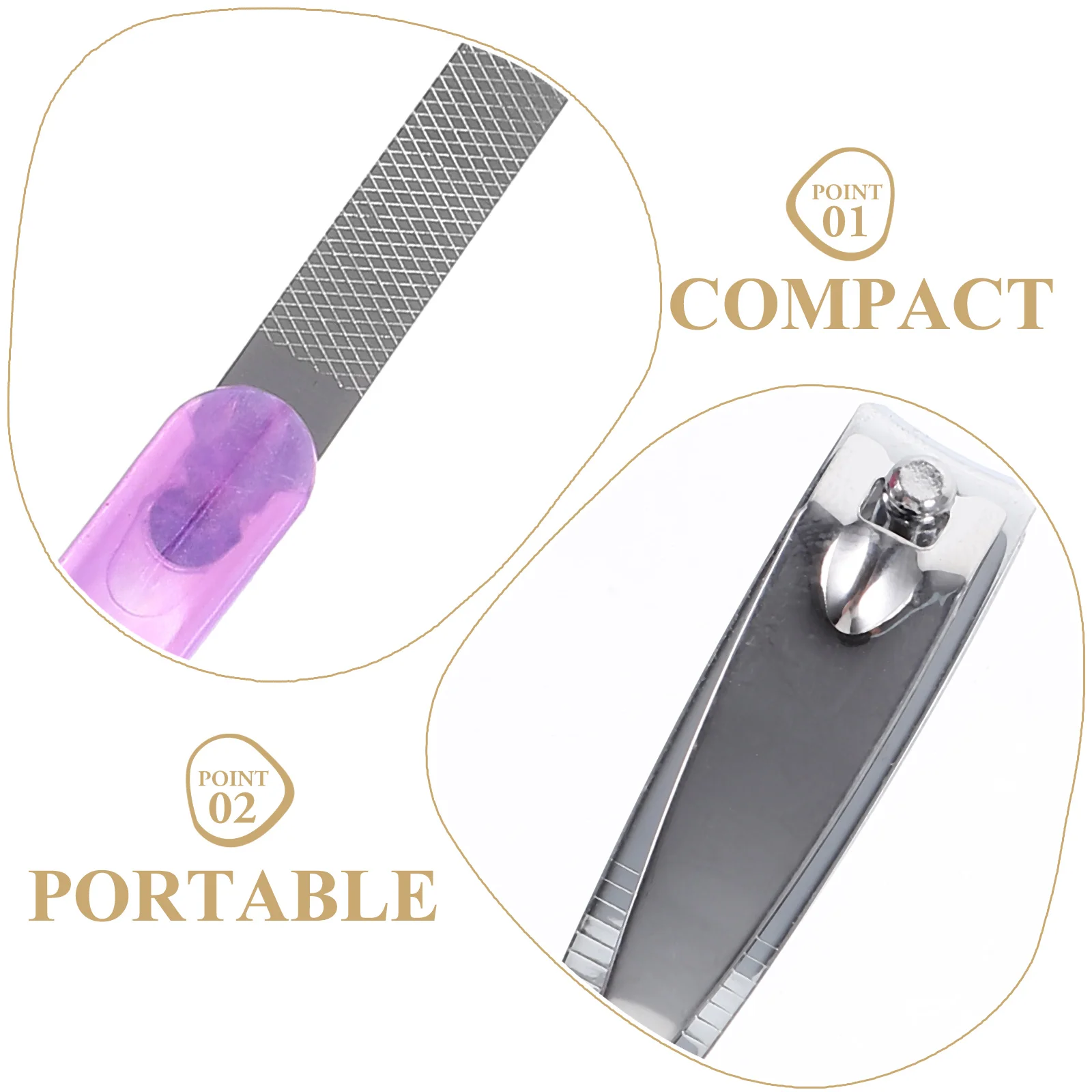 9-częściowy zestaw do manicure 9 w 1 ze stali nierdzewnej dla kobiet, etui w kształcie jabłka, podróżny zestaw do pielęgnacji paznokci na zewnątrz.