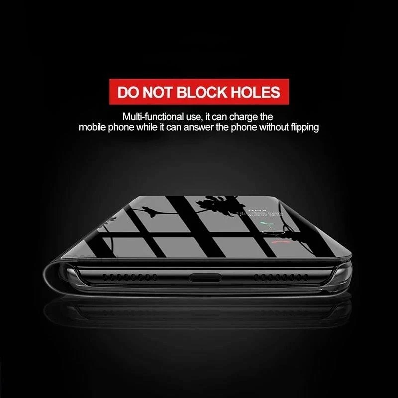 Funda Redmi14C Smart Mirror кожаный откидной чехол для Xiaomi Redmi 14C 2409BRN2CA 2409BRN2CL 2409BRN2CG магнитная подставка для книг Coque