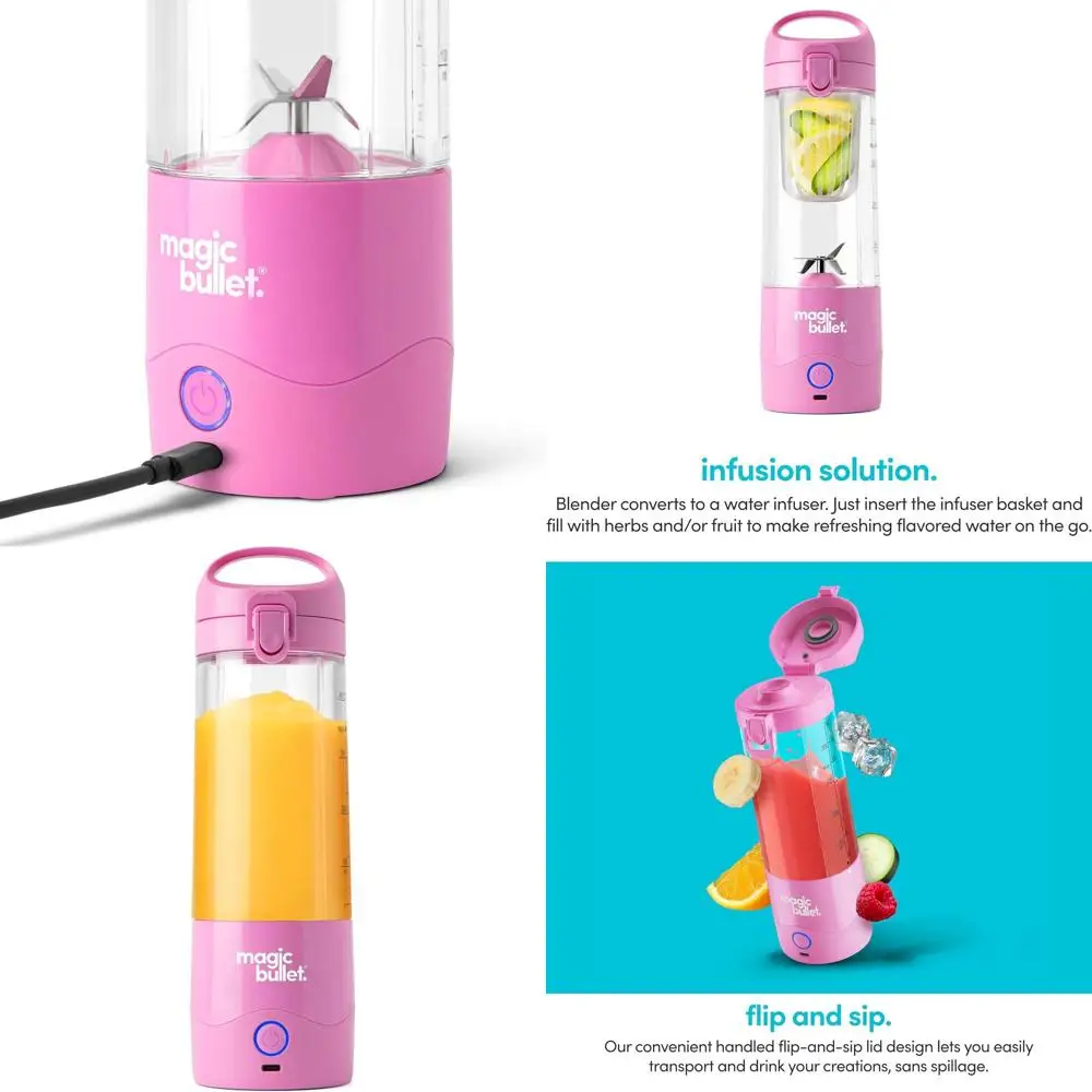 

Портативный блендер Flamingo Pink Blender MBPB50100FP