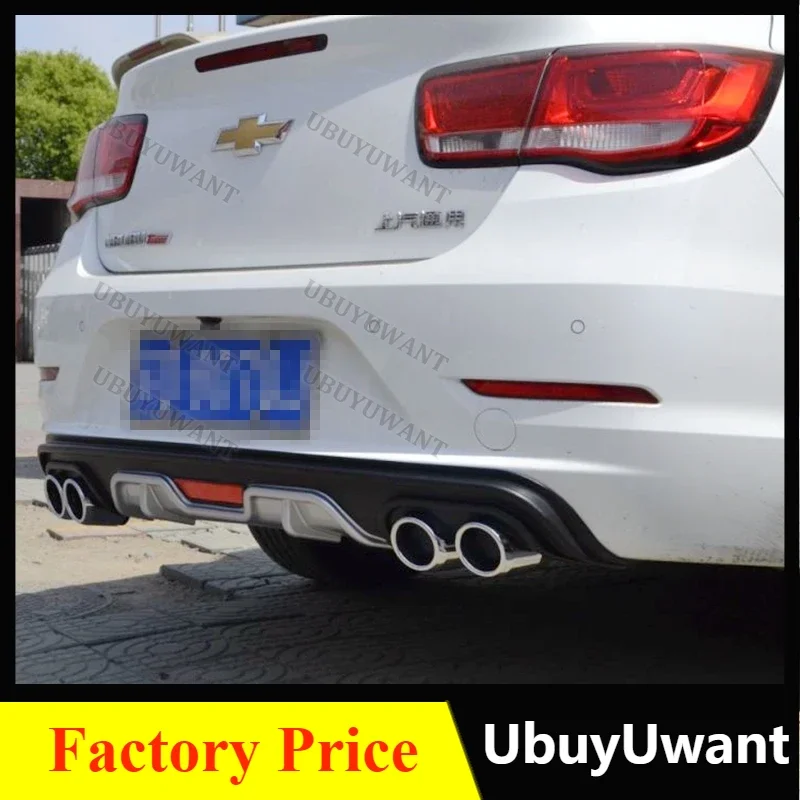 

Диффузор для заднего бампера для Chevrolet Malibu 2017-2019, защита для автомобильного бампера, противоскользящая пластина, чехол для бампера