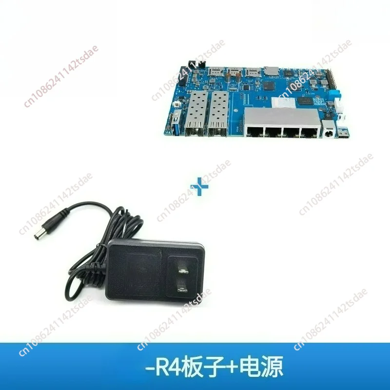 R4 Open Source Router Dev Board 7988A WiFi7 With 10G SFP, Support SSD & 5G Module