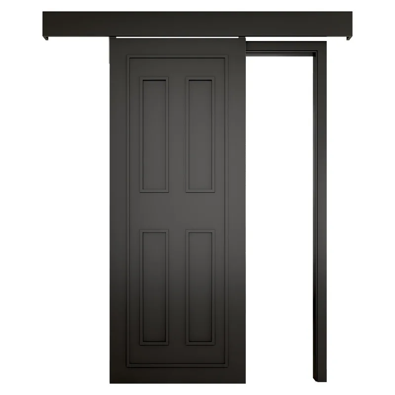 Retro solid wood door light luxury paint door American style Nordic style bedroom