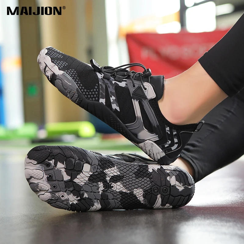 Light Breathable Men's Cross-Training Shoes Women Elastic Soft Sole Yoga Fitness Sneakers Non-slip Outdoor Indoor Exercise Shoes
