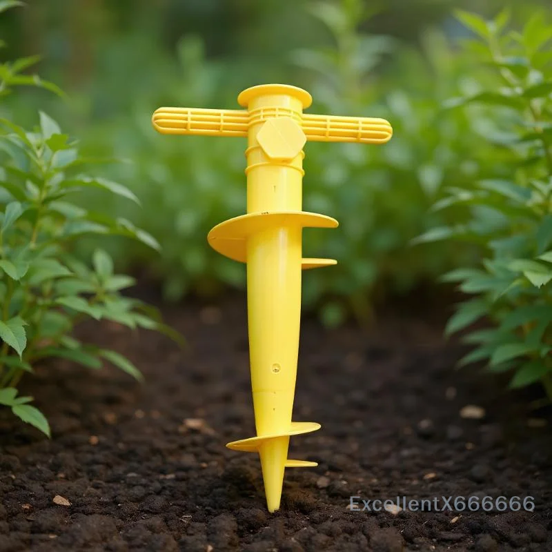 Fixing Tool for Umbrella; Adjustable Stand Holder; Plastic Beach Garden Accessory; Sun Patio Sand Anchor Spike Base.