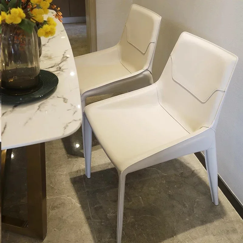 

Minimalist Luxury Dining Chairs Vintage Trendy Lazy European Dining Chairs Luxury Designer Sillas Para Sala De Estar Furniture