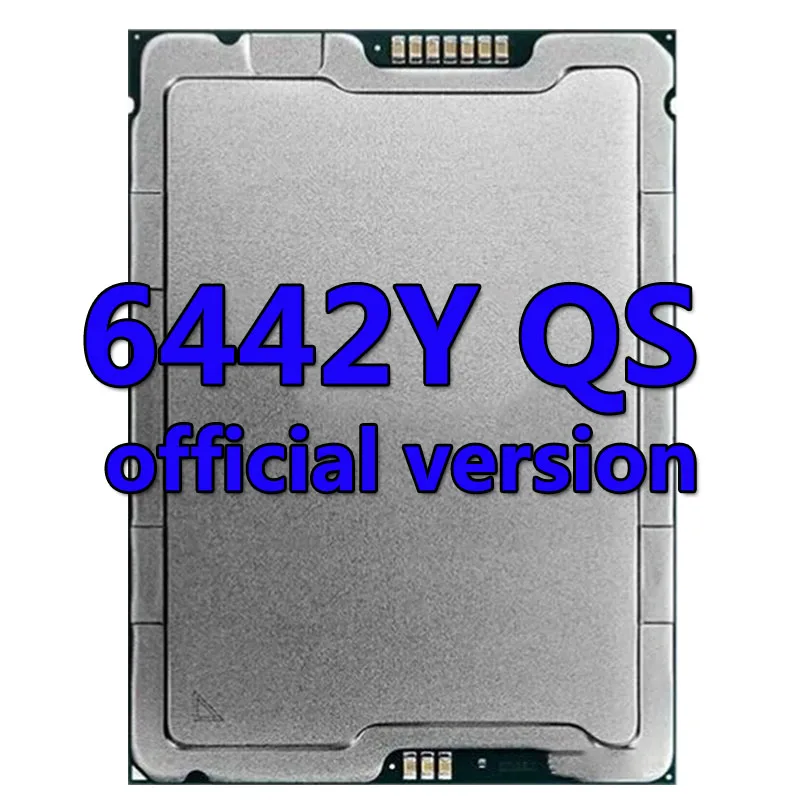 Xeon Gold medal 6442Y QS version CPU 60MB 2.6GHZ 24Core/48Thread 225W Processor LGA4677 FOR C741 Server Motherboard