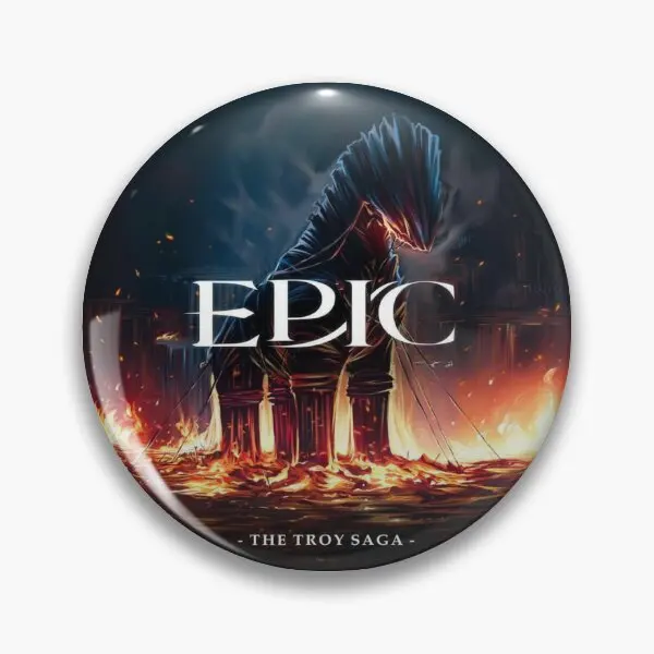 Epic The Troy Saga Jorge Is versión Pin de botón suave divertido mujer Collar solapa Pin broche insignia amante ropa sombrero decoración regalo