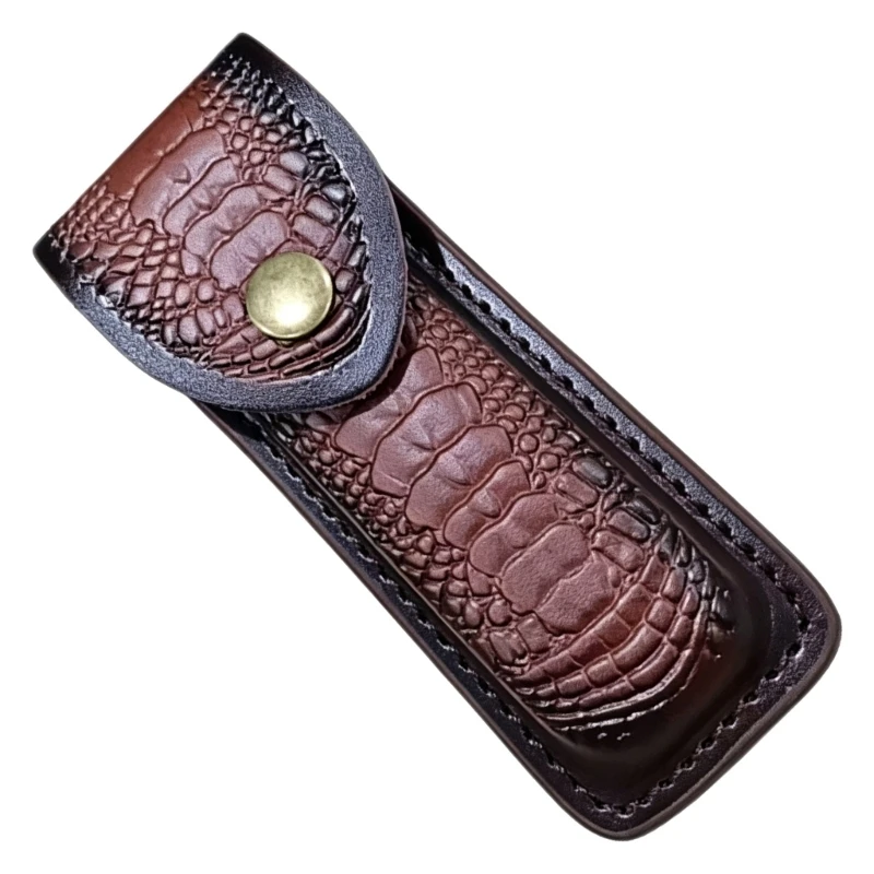367A Leathers Knife Pouches Handmade Folding Knife Belt Loop Case Holder Bag
