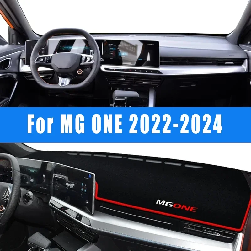 

Car Dashboard Pad Dash Covers Instrument Desk Sun Shade Mat Non-slip Pad Interior Accessories For MG ONE MGONE 2022-2024 2023
