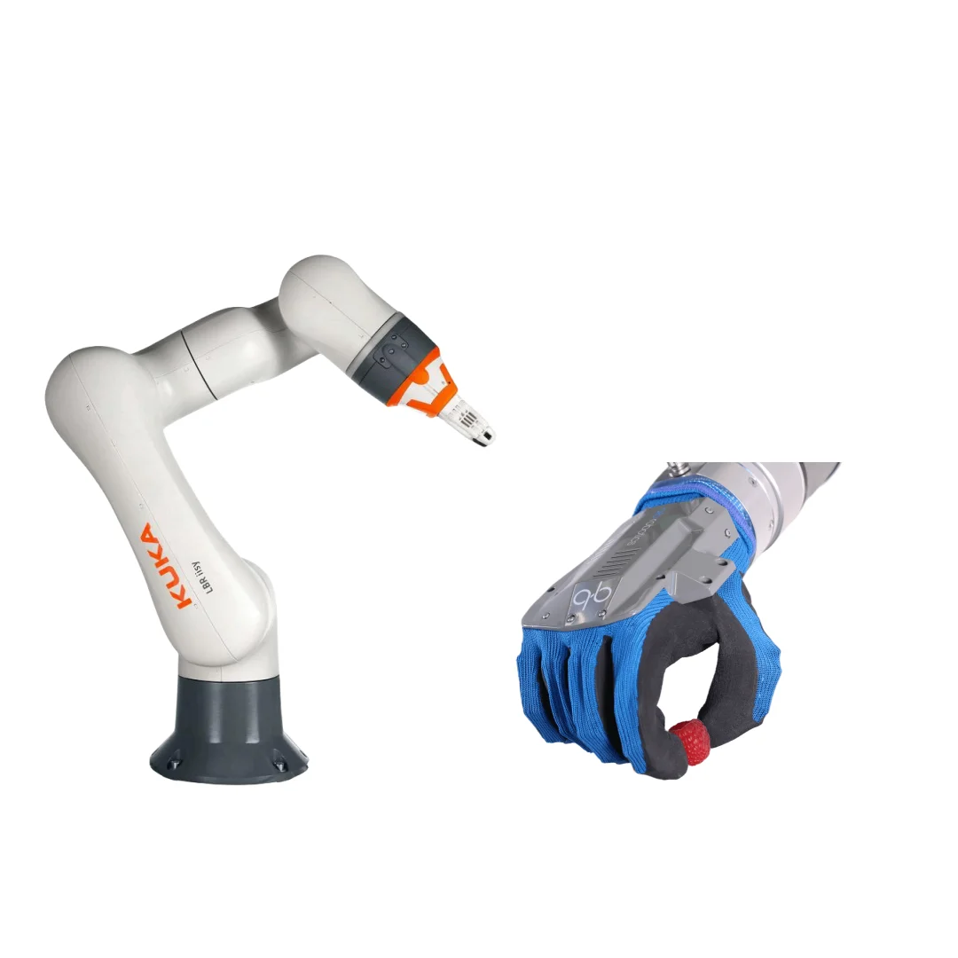 3 R760 Payload 6kg Collaborative Robot With QB Softhand Gripper As Handling Cobot Robot