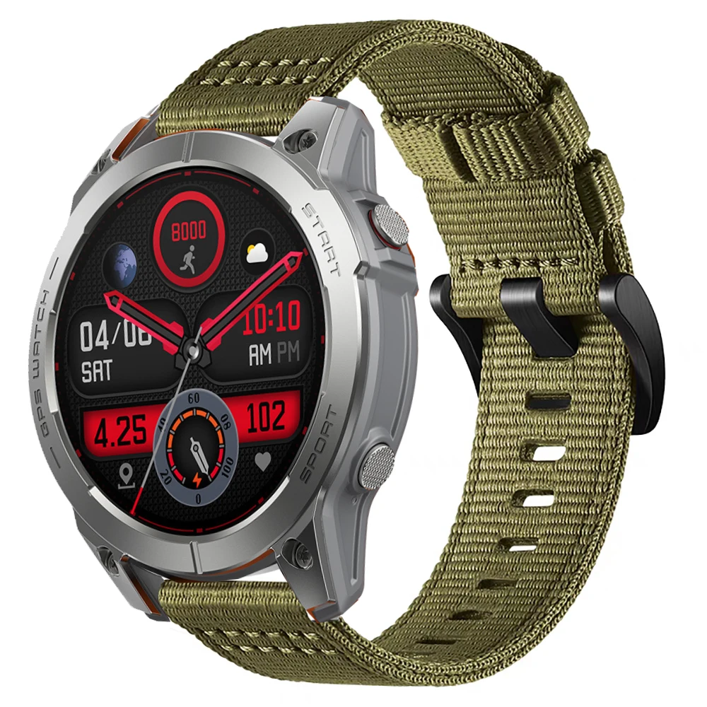 Straps For Zeblaze Stratos 4 3 2 Watch Band Bracelet Correa 22mm Sports Silicone For Zeblaze Vibe 7/7 Pro / Ares 3 Pro Wristband