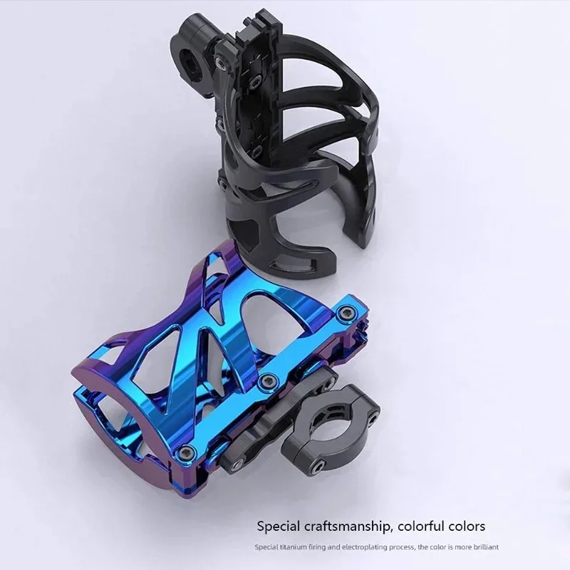 Motorcycle Water Cup Holder for Motorcycle Universal Alloy Adjustable Modification Accessories Beverage Rack Bicycle