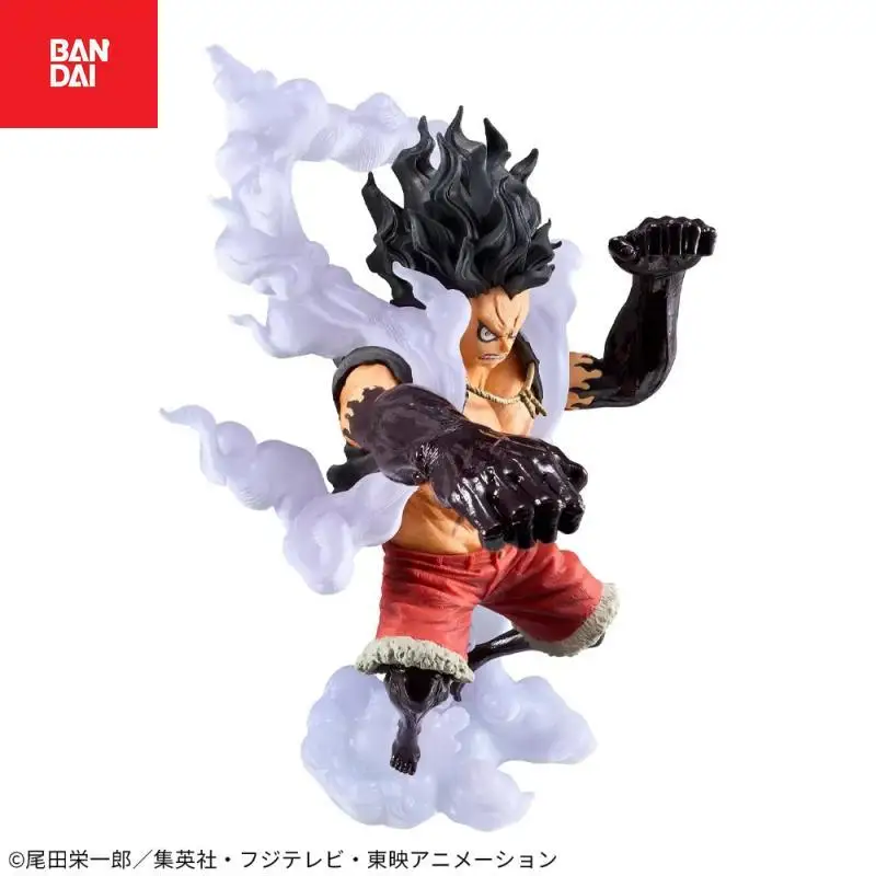 Original Bandai Banpresto One Piece Monkey D. Ruffy Figur Modell Anime Gear 4. Wano Country Boundman Snakeman Echtes Puppenspielzeug