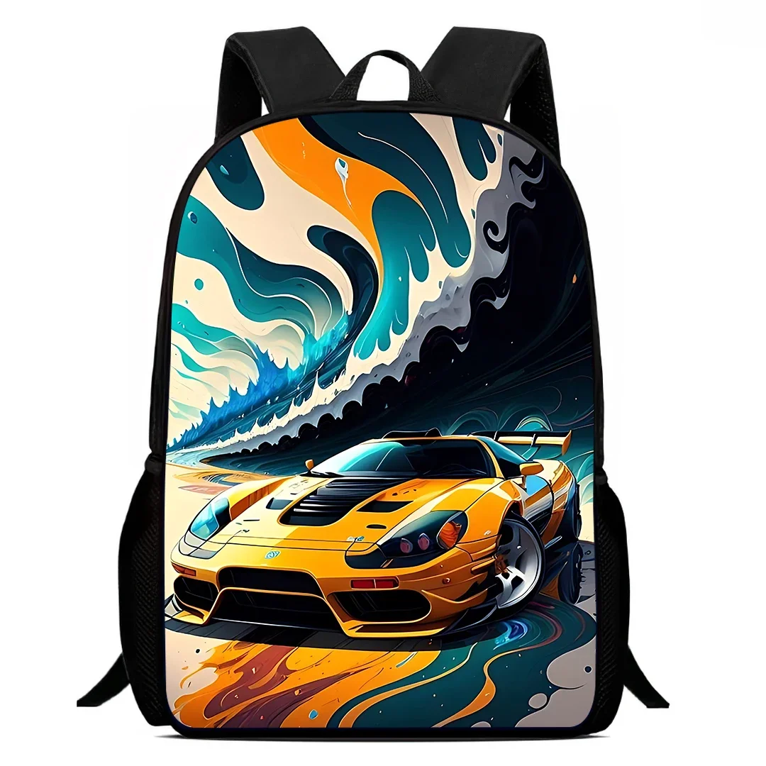 Cartoon Schul rucksack für Jungen Mädchen, Anime H-Hot wheel Spiel Kinder rucksack für die Schule, leichte Schult aschen für den Kindergarten