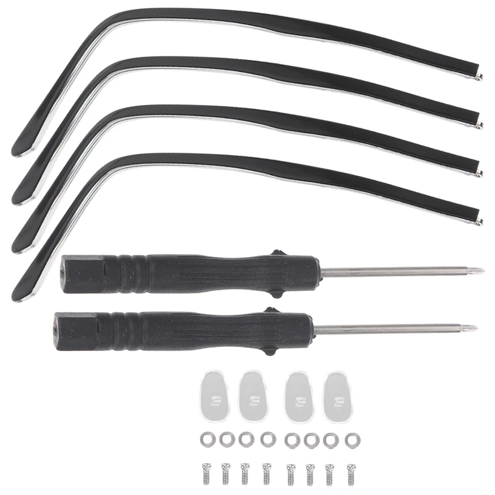 

2 set 2 Sets Universal Metal Glasses Arm Replacement Temple Anti-Allergy Comfort Fit Ear Pressure Relief Sunglasses Replacement