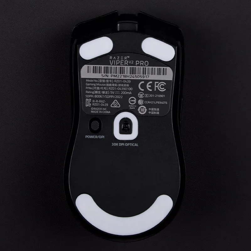 1 Packung Original Esptiger ICE PTFE Maus Skates Füße für Razer Viper Ultimate Mini SE V2 V3 Basilisk Deathadder V4 Pro Cobra