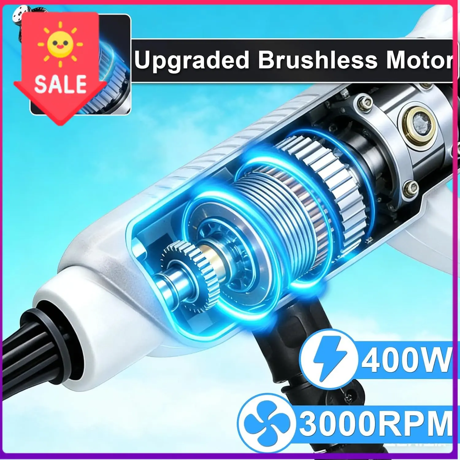 

Акционная цена: Беспроводная мойка высокого давления на аккумуляторе - 1500PSI, 2.6GPM, портативная, с бесщеточным двигателем 400W, двойной аккумулятор 4.0Ah