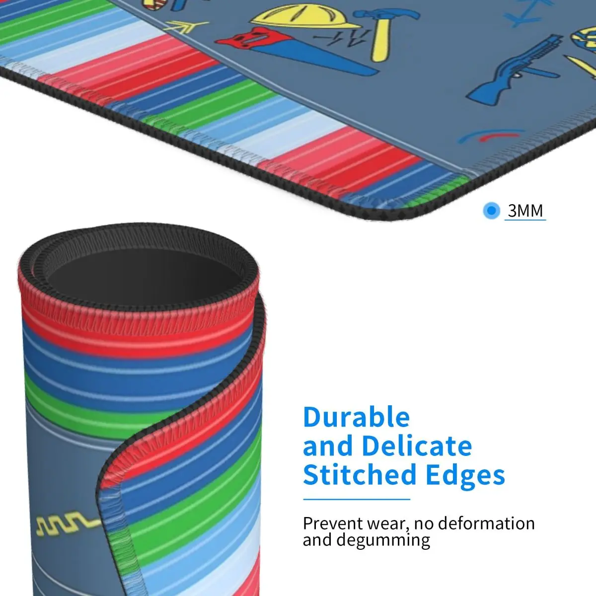 Bons caras criança jogar chucky-assassino boneca macacão mouse pad teclado de computador mouse tapete gamer pc mesa tapete de escritório