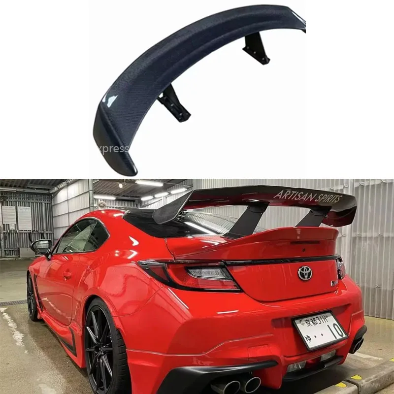 

Подходит для Subaru BRZ/GR86 2022 года: Улучшенный большой задний спойлер GT из карбона, заднее крыло в стиле TRD