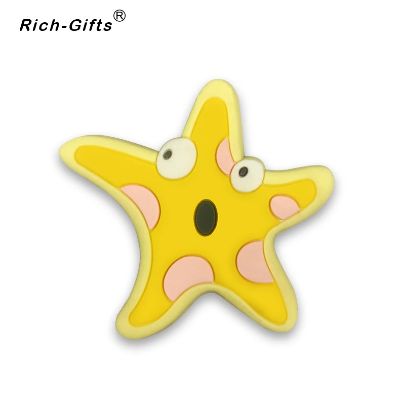 Cartoon Rubber Star Shaped Fridge Magnets, Personalized Custom