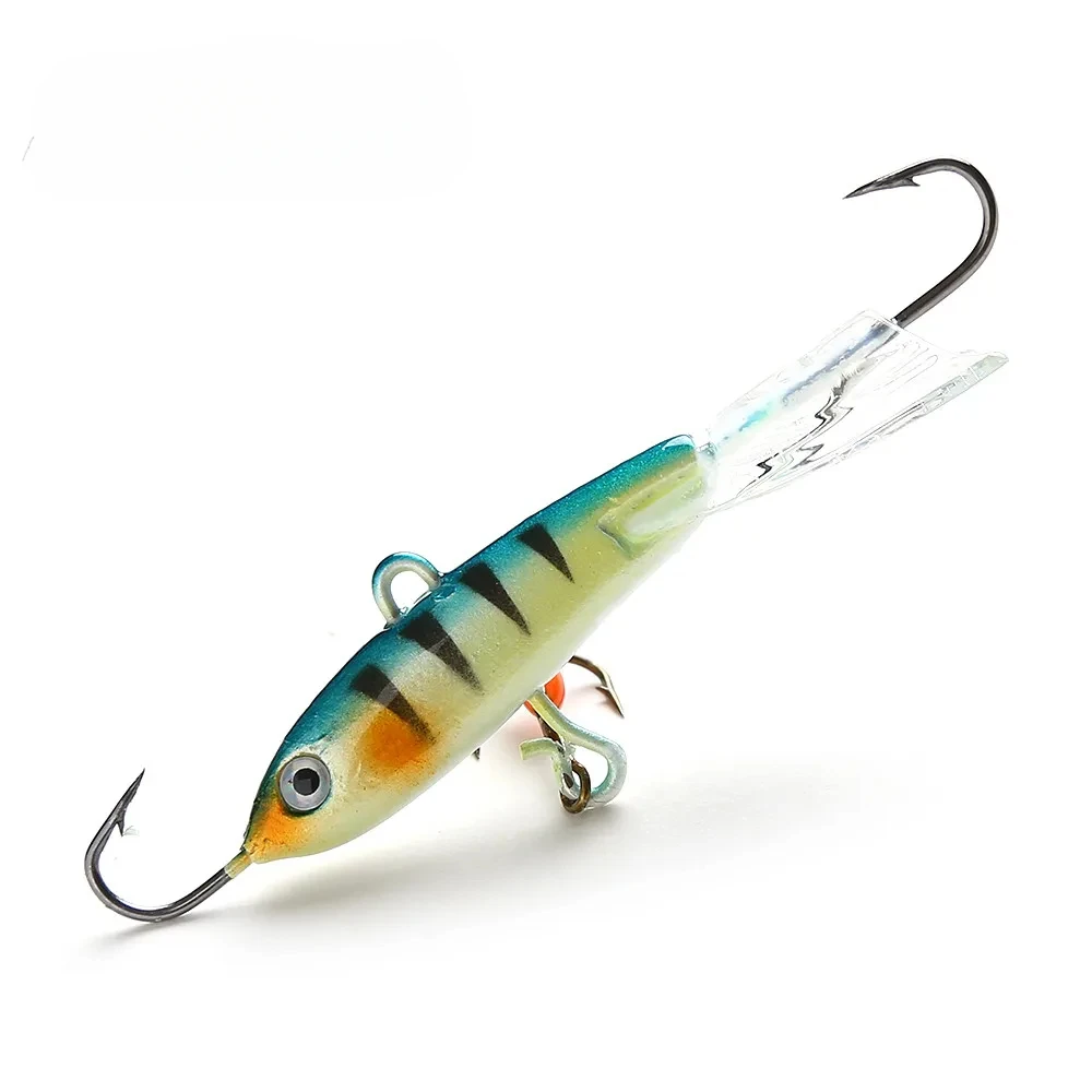 Rei Dos Peixes-atração Da Pesca Do Gelo Do Inverno Com Os Olhos 3d, Atração Colorida Para O Baixo E O Pique, 6.7cm/12g, 8 Cores