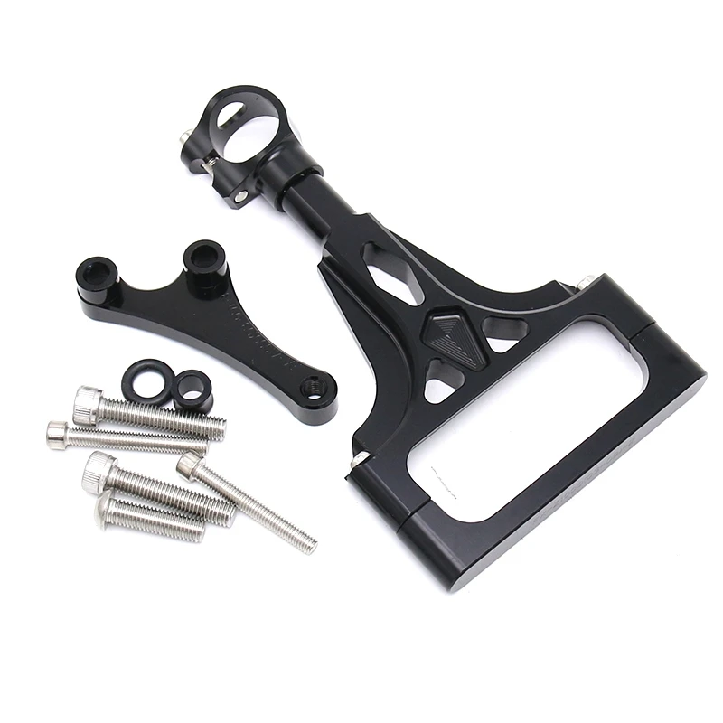 for Kawasaki Z1000 Z750 2003-2009 Motorcycle Aluminium Steering Stabilizer Damper Mounting Bracket Kit,