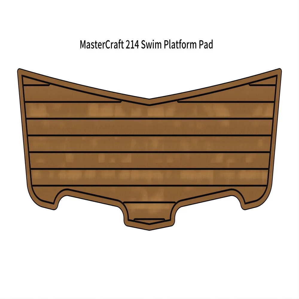 

MasterCraft 214 Swim Platform Step Boat EVA Faux Foam Teak Deck Floor Pad Mat SeaDek MarineMat Gatorstep Style Self Adhesive