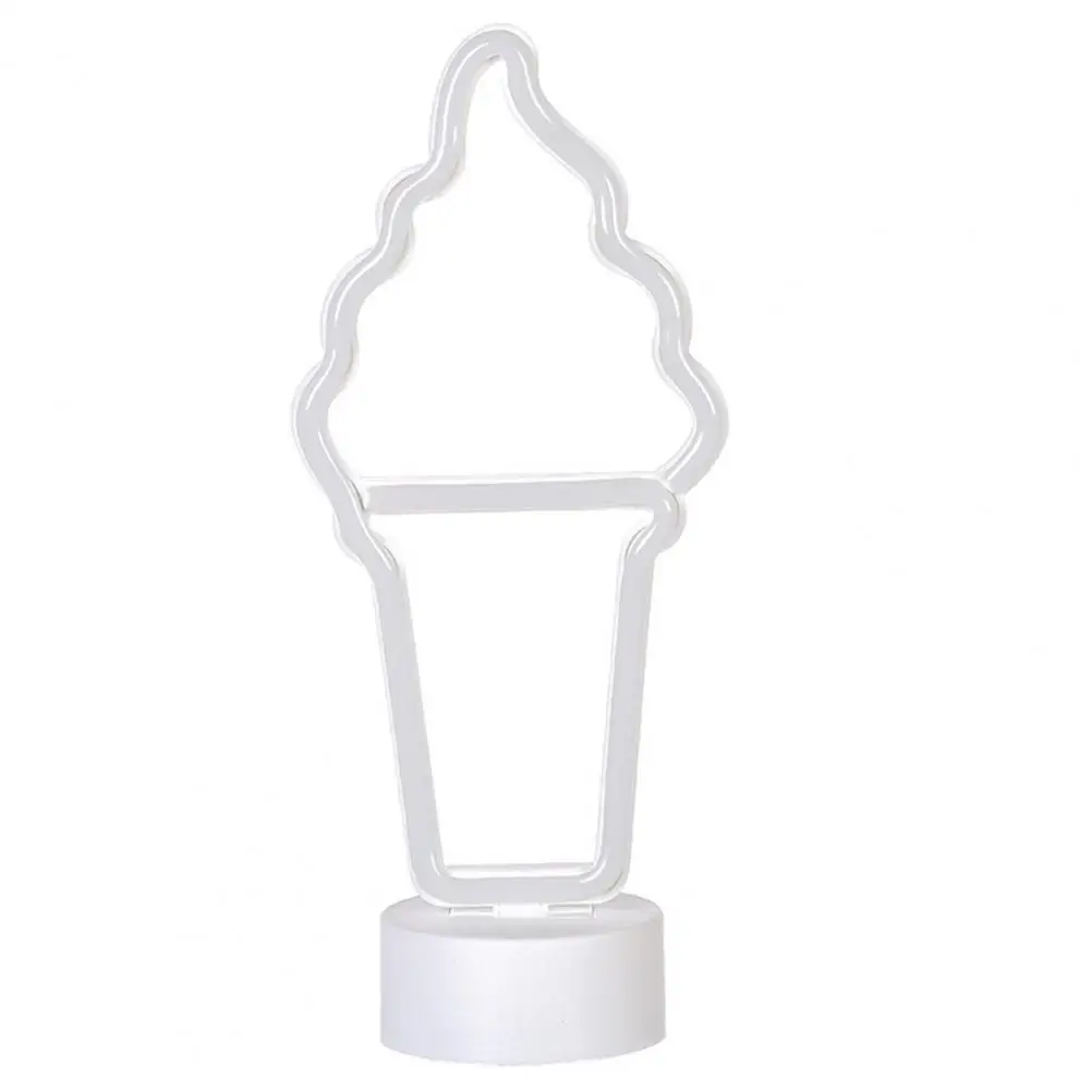 Excellent Ambient Light Exquisite Decorative Plastic Ice Cream/Ice Lolly Sign LED Neon Light