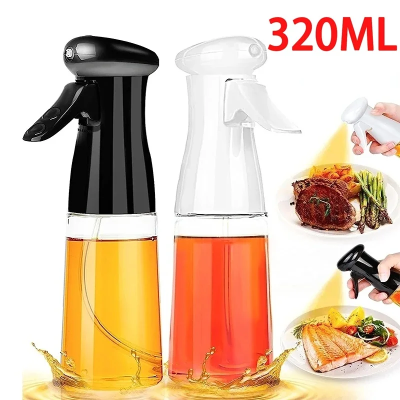 

320ML Olive Spray BBQ Cooking Kitchen Baking Olive Sprayer Spray Empty Bottle Vinegar Bottle Dispenser Salad