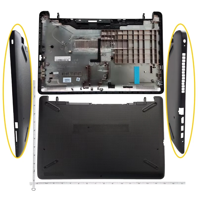 For HP 15-BS015DX 15-BS 15T-BR 15Q-BU 15T-BS 15-BW 250 G6 255 TPN-C129 TPN-130 Bottom Case Cover With optical drive port No feet