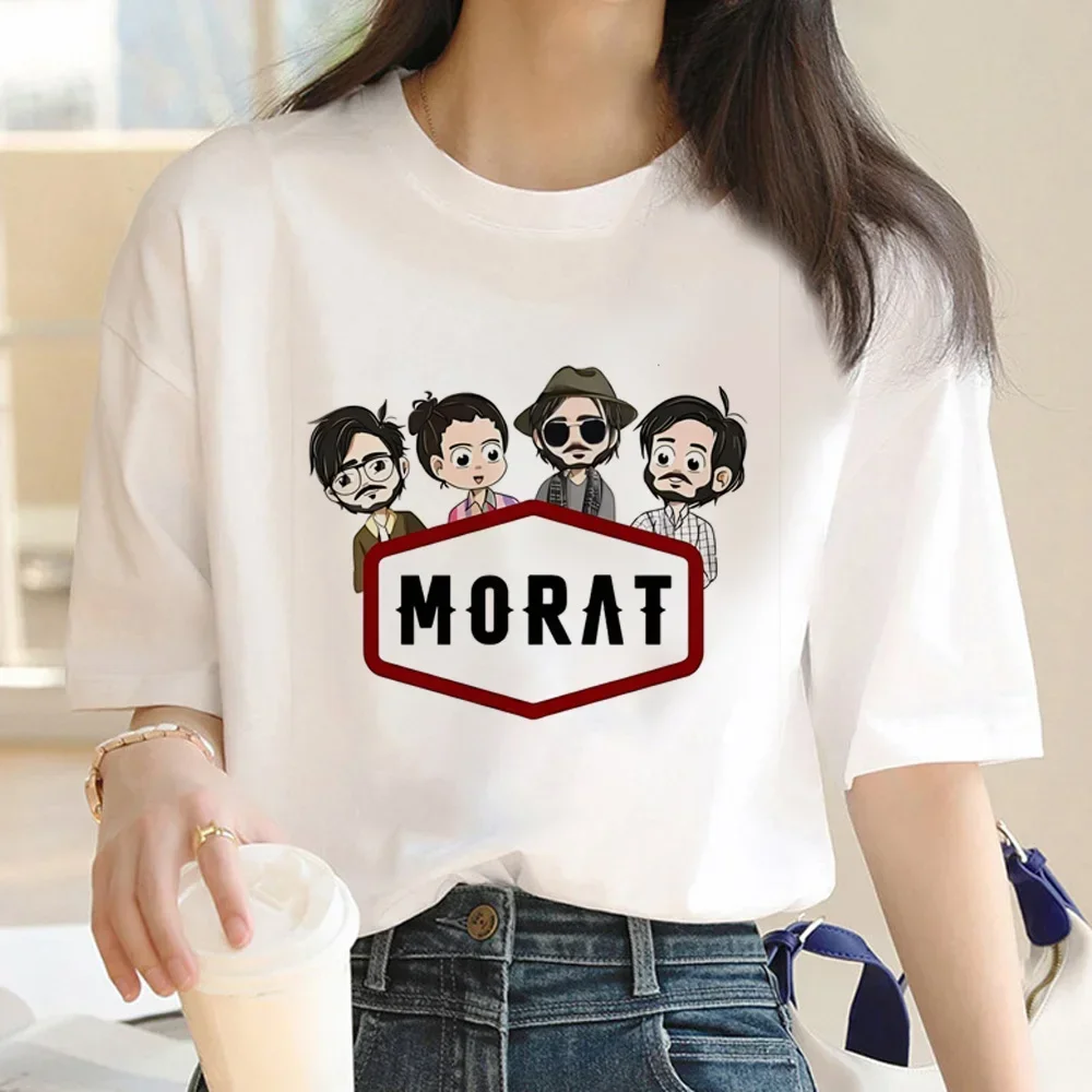 2024 Summer Women\'s New Fabric T É Morat Top notch Women\'s Anime Summer Pattern T-shirt Girl Designer Comic Costume