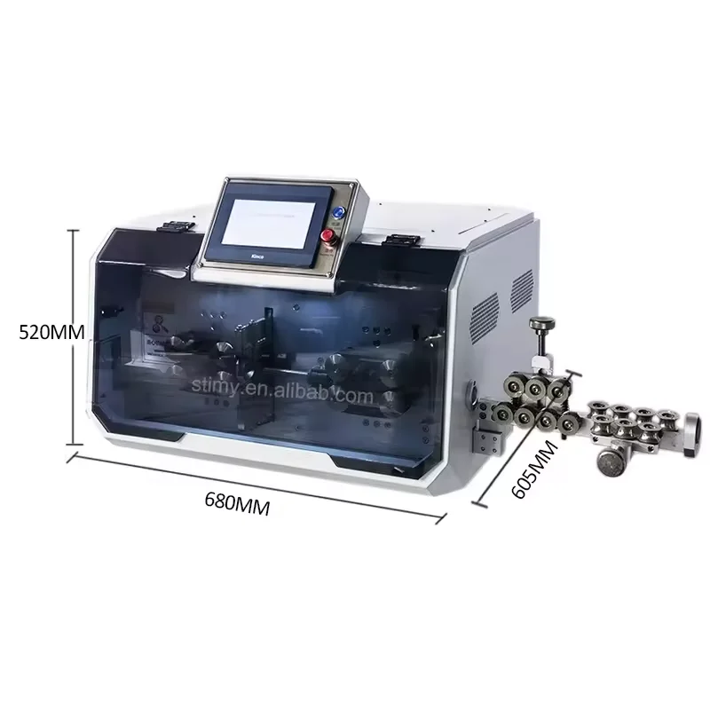 STM S-30STM Full Automatic Multi-core wire cutting stripping machine 0.75 to 30sqmm cable wire stripping and twisting machine