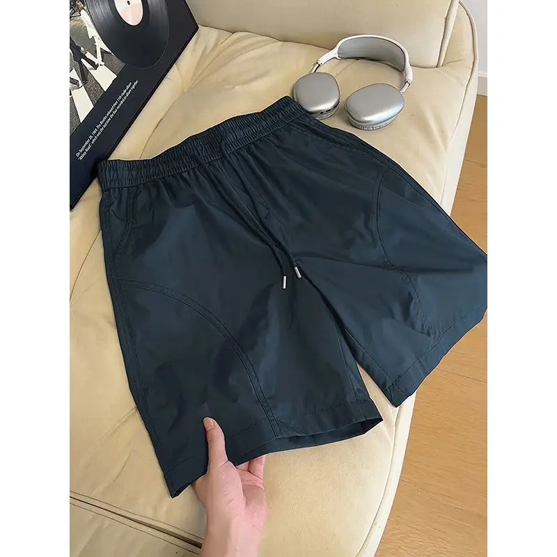 3 Colors Summer Ultra-thin Men's Stretch Loose Straight Casual Shorts High Quality Fashion Breathable Golf Sports Trousers