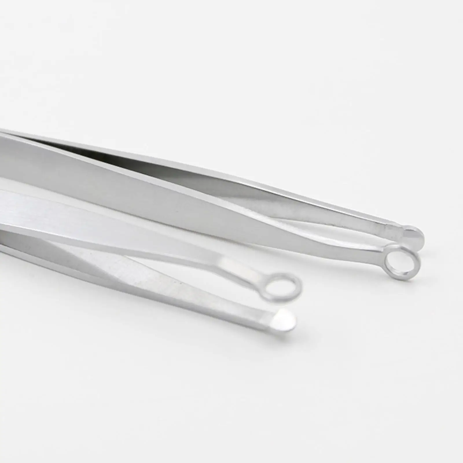 ステンレス鋼の鼻毛除去ピンセット、プロフェッショナルな顔の毛トリミングはさみ、バスルームやメイクアップ用