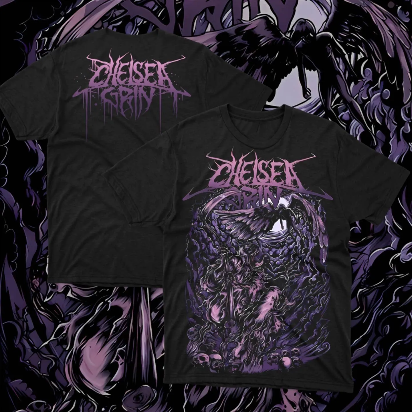 Chelsea Grin Dead Core Band Dark Rock Casual T-Shirt Men's and Women's Luxury Brand Top 2026 New