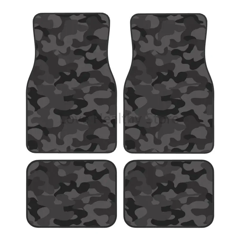Camo Pink Camouflage Front and Rear Car Floor Mats Anti-Slip Foot Mats 4 Pcs Set Automoetive Accessories Universal for Car Suv view 2