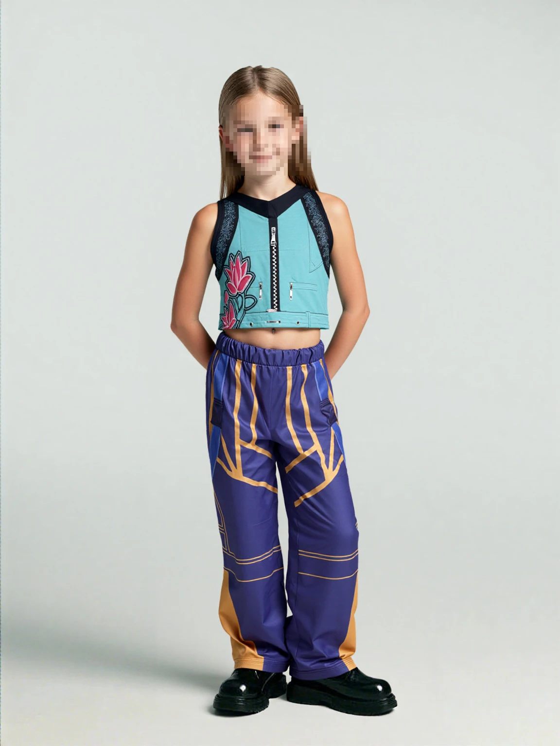 أنيمي جديد شيطان هنتر تأثيري البوب المغني الموسيقار هالوين هدية الكريسماس زي تأثيري المرحلة البدلة